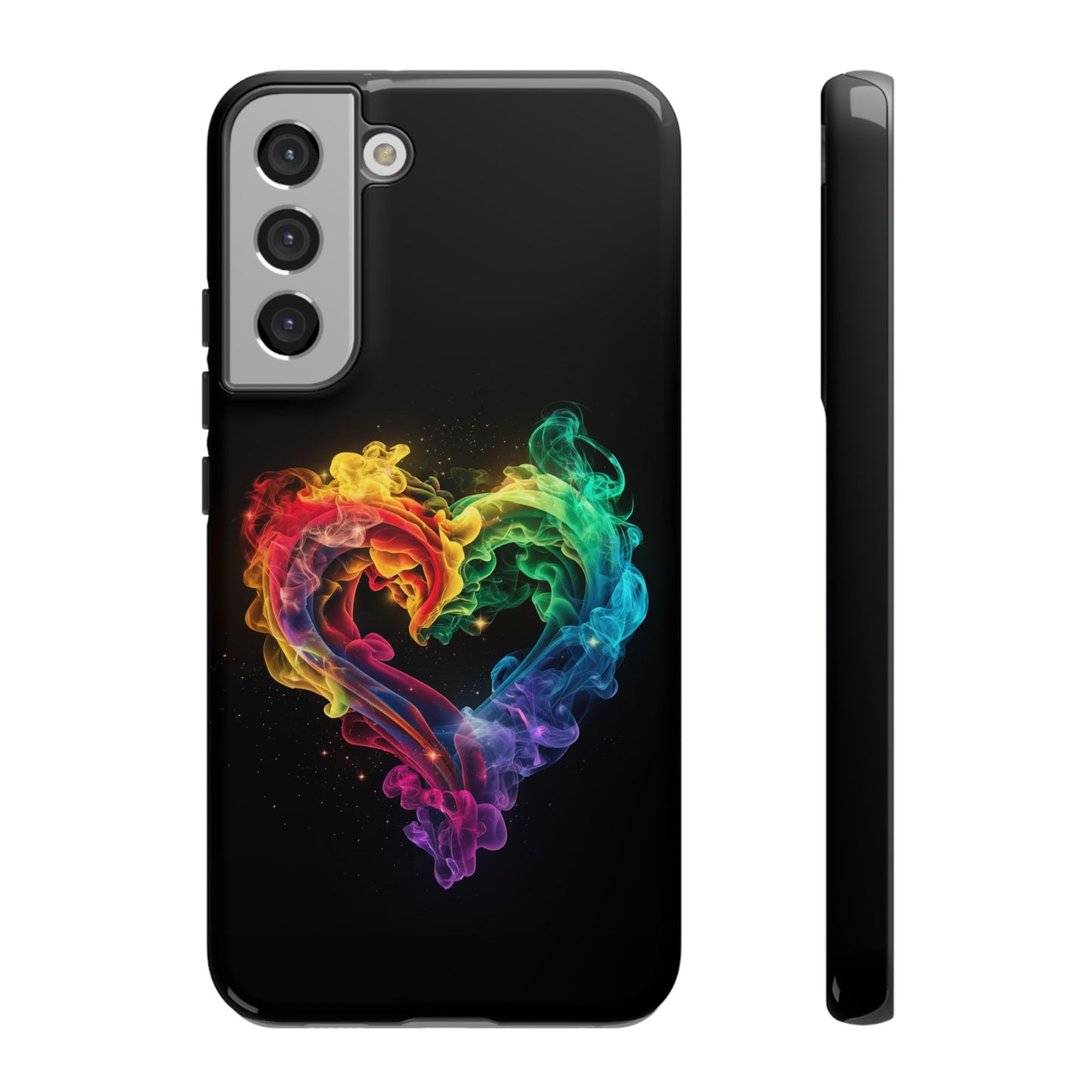 Samsung Galaxy Case - Colorful Heart Design