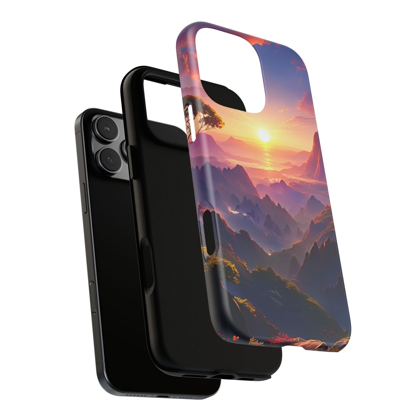 iPhone Tough Case - Artistic Sunset Landscape