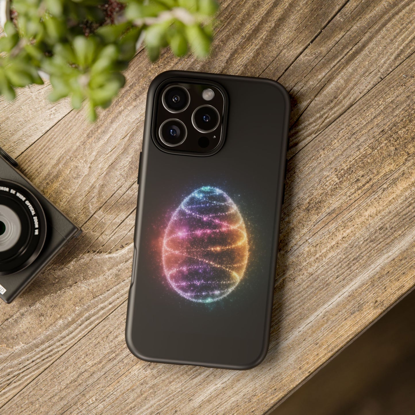 iPhone Case Bioluminescent Easter Egg Design Easter Phone Case Easter iPhone Case