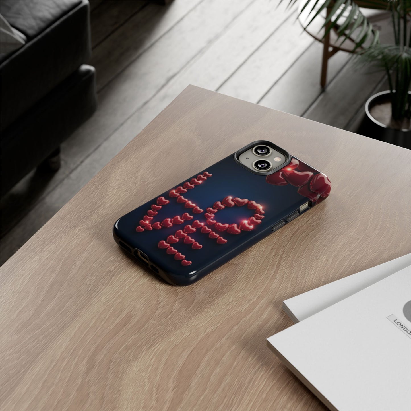 iPhone Case - Love Hearts Design