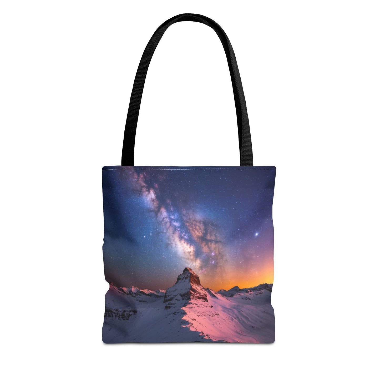 Stunning Mountain Galaxy Tote Bag - Nature Lover's Eco-Friendly Bag