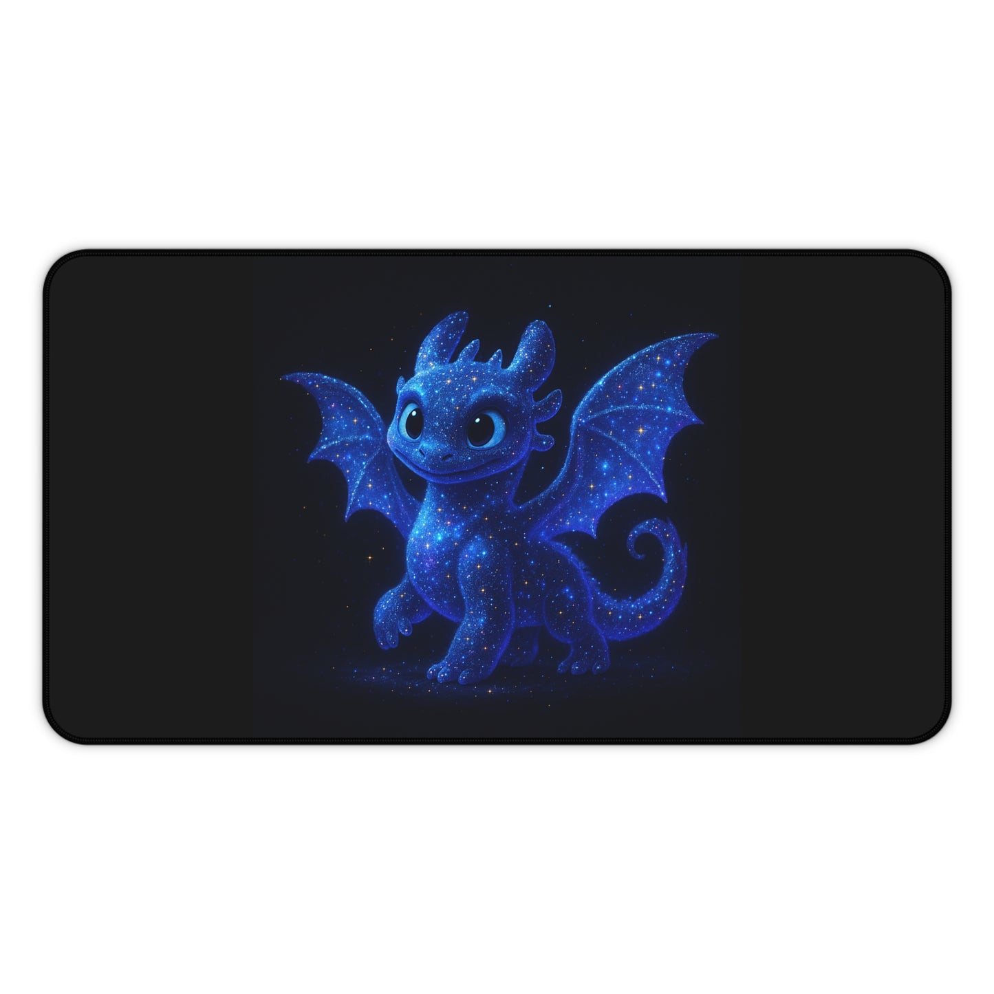 Galaxy Dragon Desk Mat | Cute Fantasy XL Mouse Pad | Kawaii Gaming Mat | Celestial Desk Decor | Gift for Gamers & Dragon Lovers