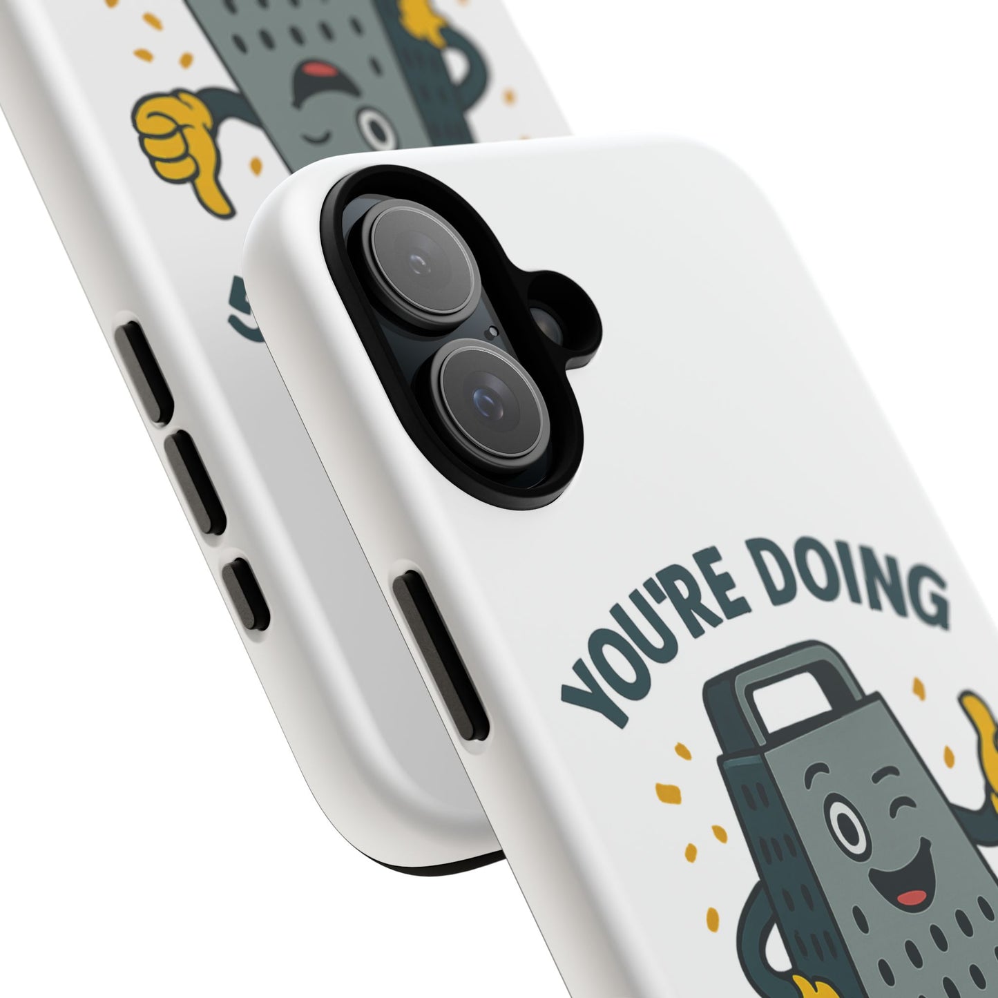 iPhone Case, You're Doing Grate Cheese Phone Case Funny iPhone Case Gift for Foodie Chef Case