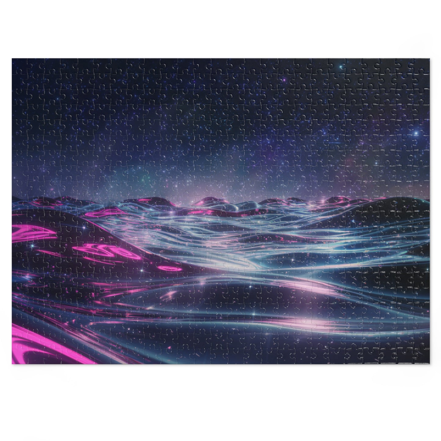 Jigsaw Puzzle: Galactic Ocean Night Sky