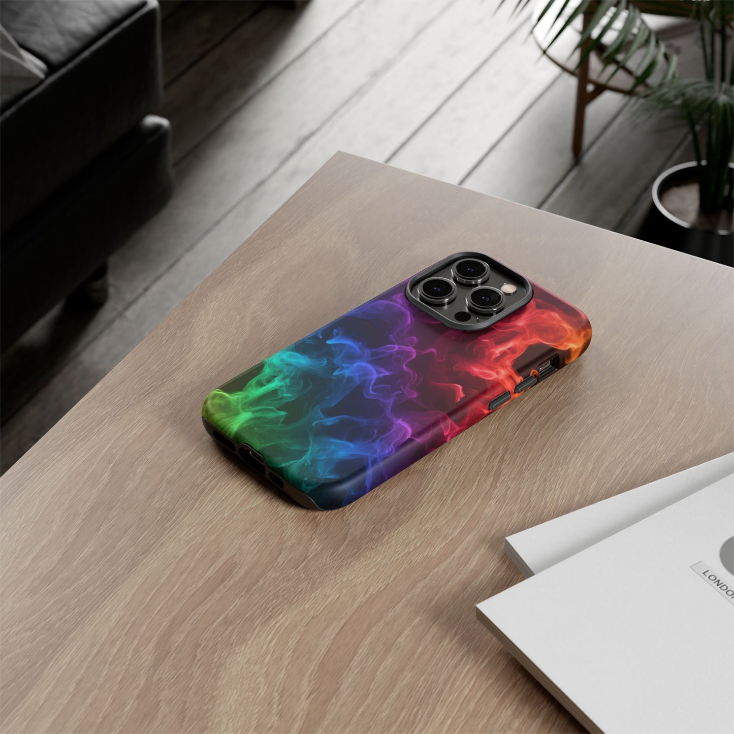 Colorful Smoke iPhone Case