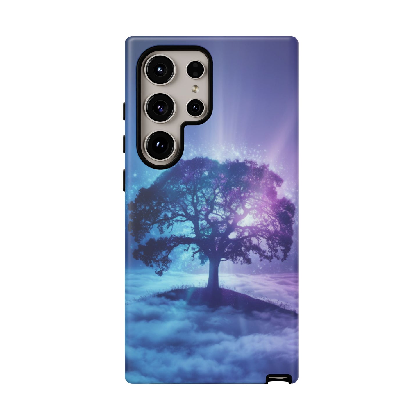 Samsung Phone Case - Dreamy Tree in the Clouds Design