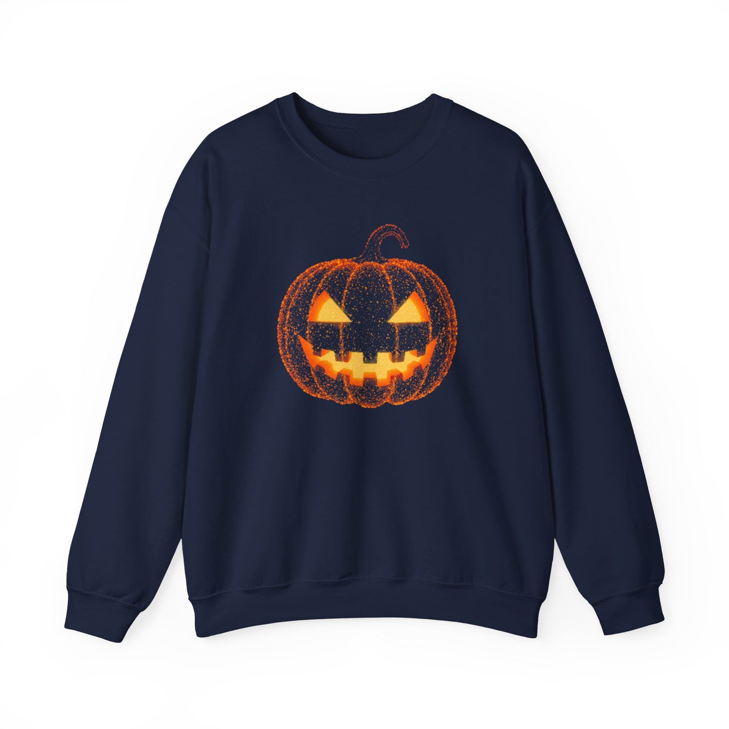 Jack O'Lantern Pumpkin Sweatshirt • Halloween Crewneck Sweater • Spooky Season Fall Top • Cozy Autumn Pumpkin Patch Graphic Shirt