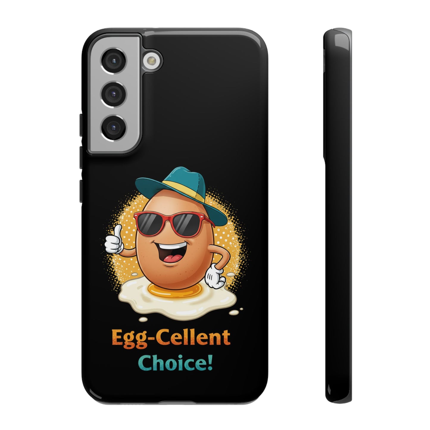 Samsung Phone Case - Egg-Cellent Choice Pun Design