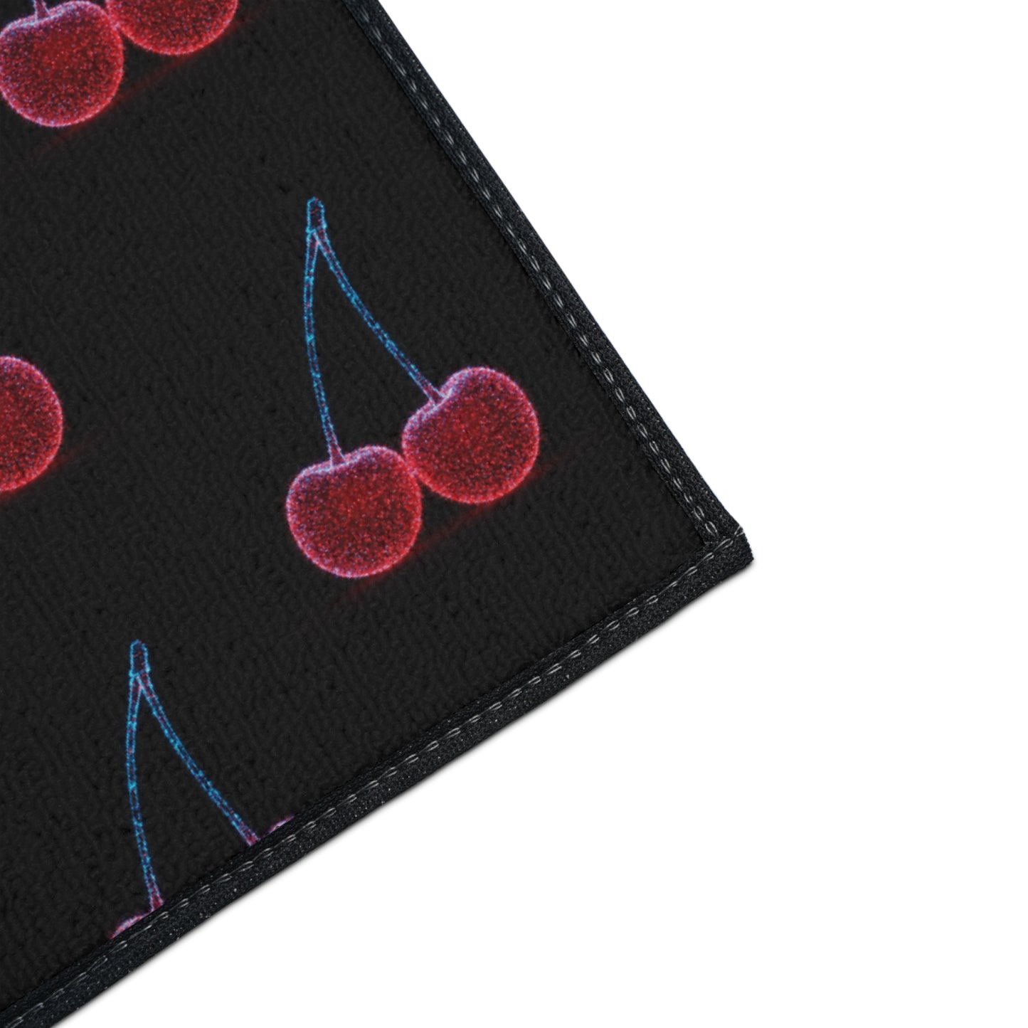 Floor Mat - Sparkling Cherries Design Cherry Decor Cherry Welcome Mat Cherry Door Mat