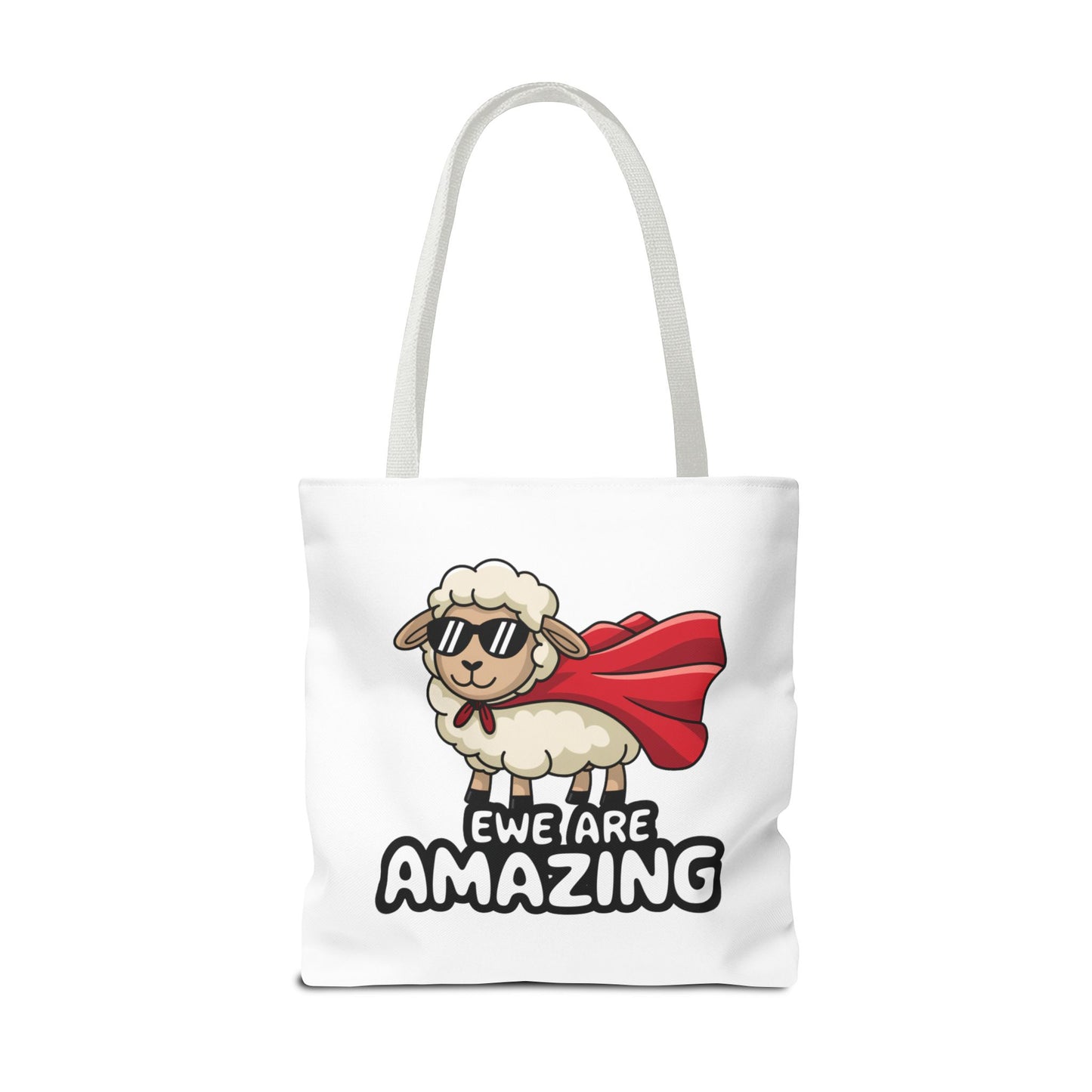 Sheep Tote Bag - Ewe Are Amazing Inspirational Bag Everyday Tote Funny Bag