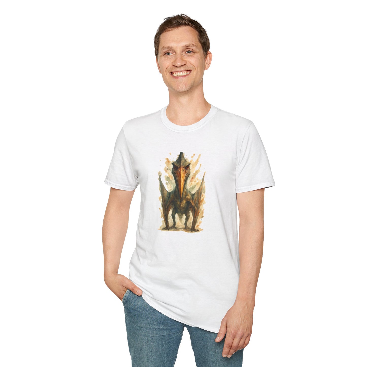 Quetzalcoatlus Pterosaur Tee - Prehistoric Flying Reptile Shirt, Dinosaur Lover Gift, Paleontology Art Unisex T-Shirt