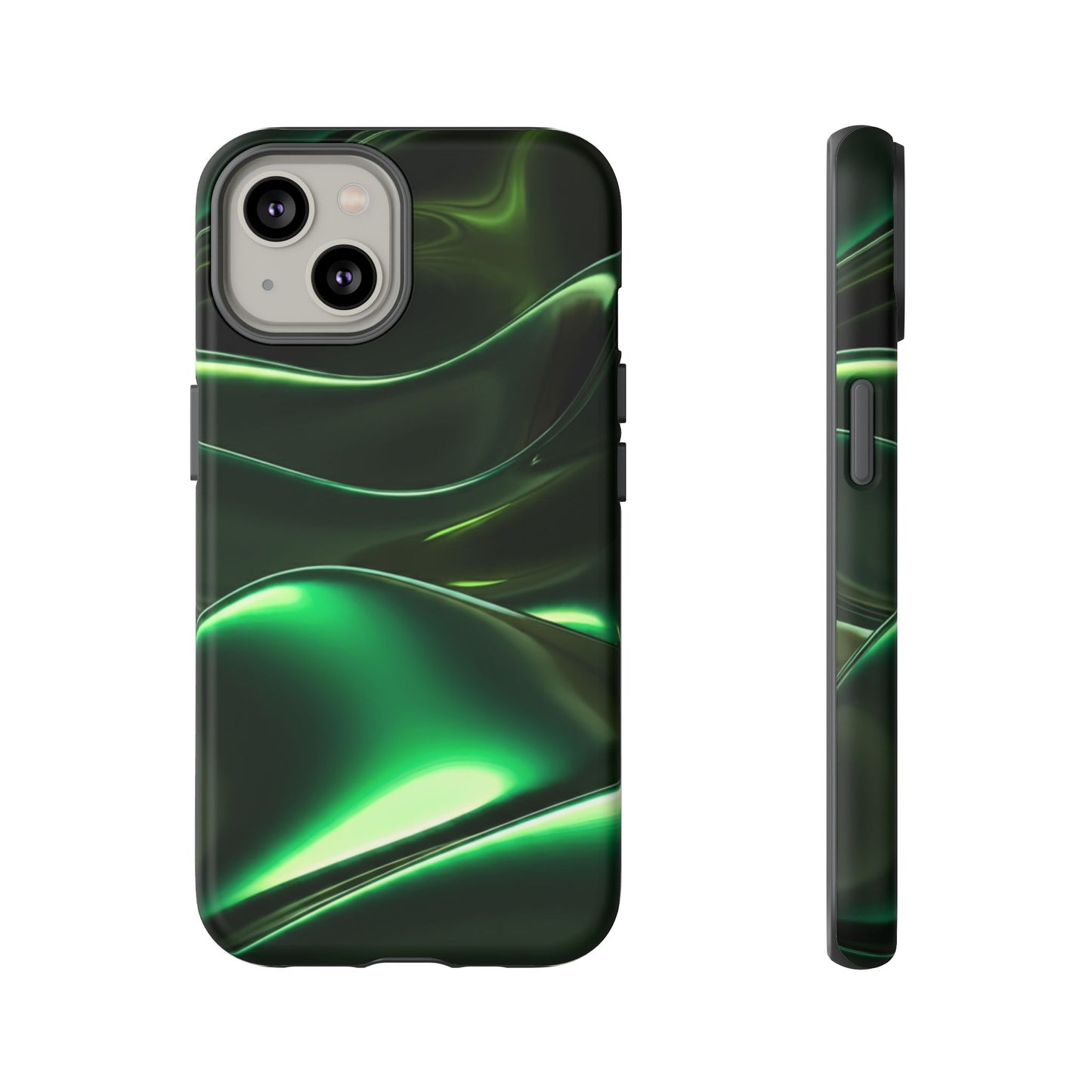 iPhone Case - Fluid Metallic Design