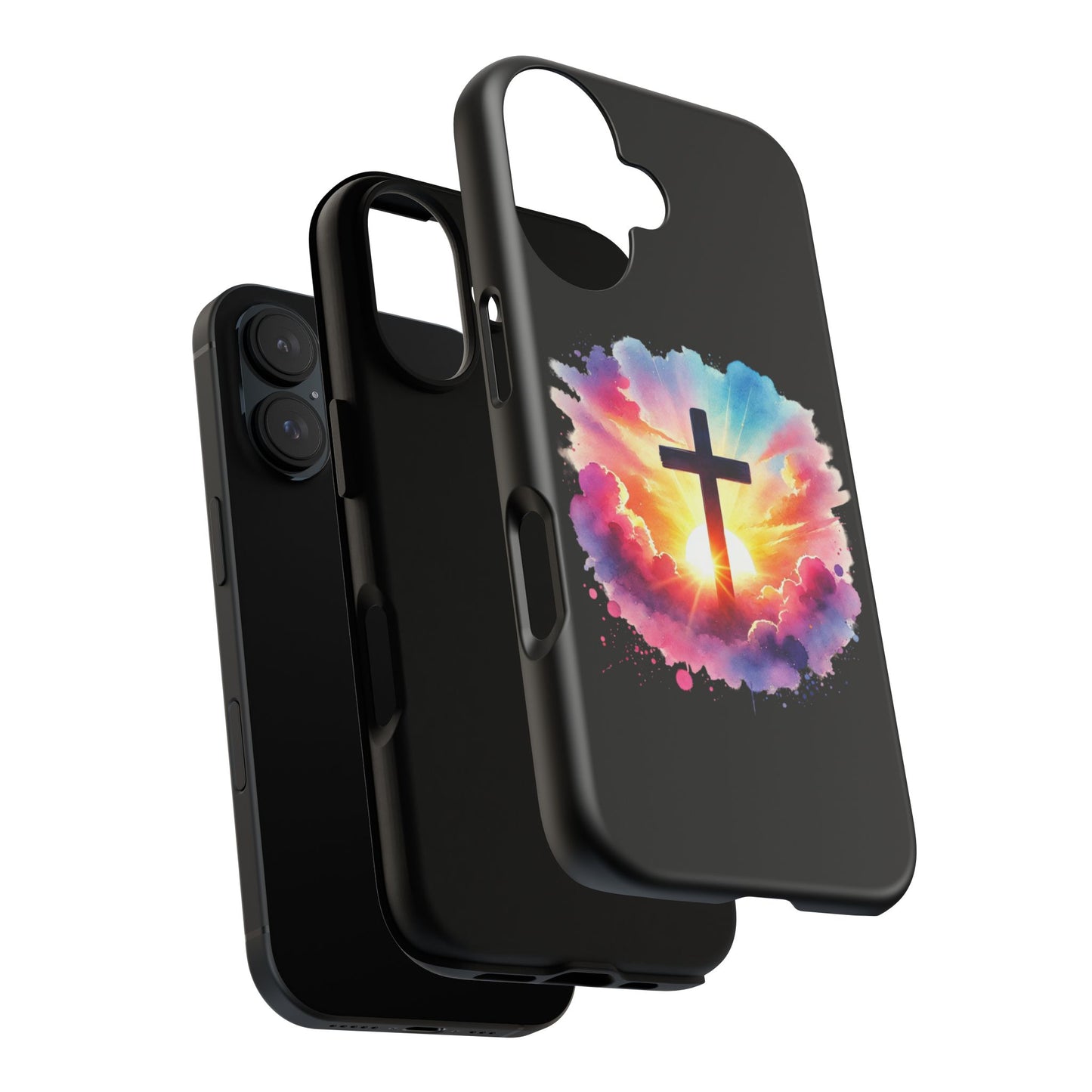 Inspirational Cross iPhone Case Christian Phone Case Easter iPhone Case Faith Based Case Easter iPhone Case