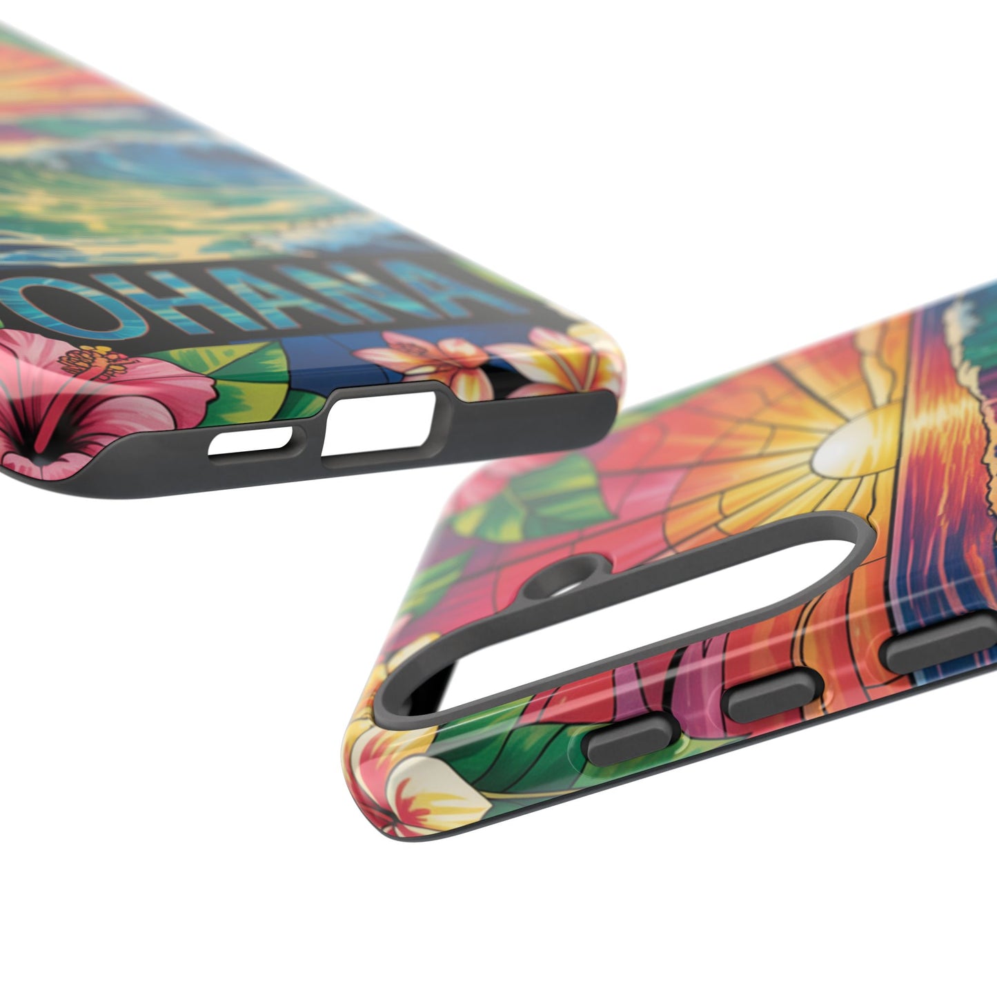 Samsung Galaxy Case Ohana Hawaiian Wave Phone Cover Sunset Tropical Beach Art Protective Case Gift for Samsung Lovers