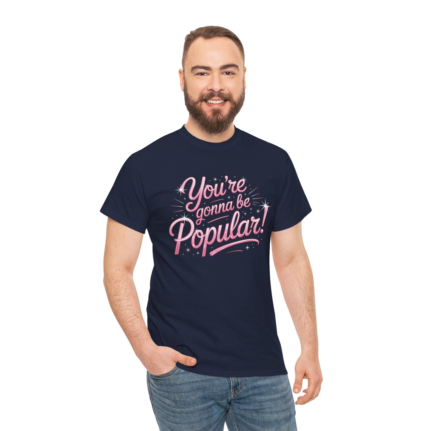 You’re Gonna Be Popular Wicked Musical Tee – Broadway Quote Shirt – Funny Retro Typography T-Shirt for Theatre Fans & Musical Lovers