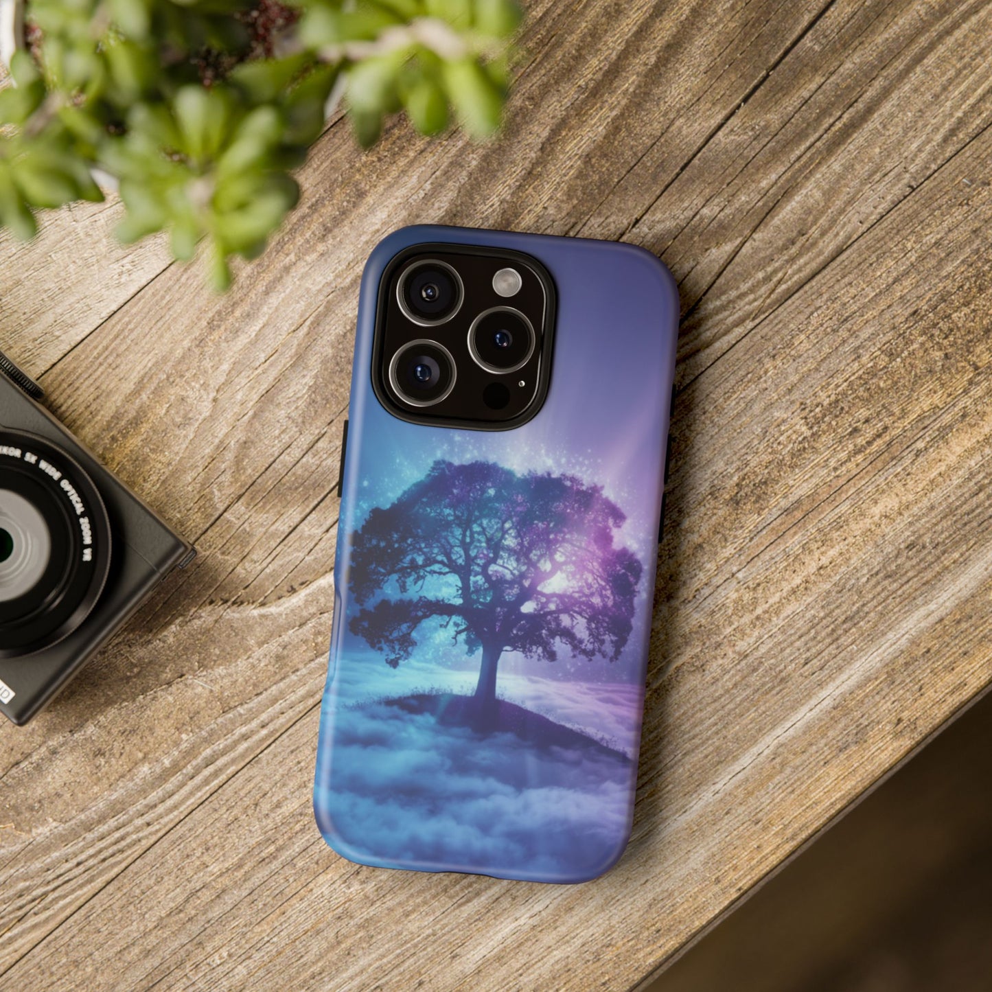 iPhone Case with Dreamy Tree Design