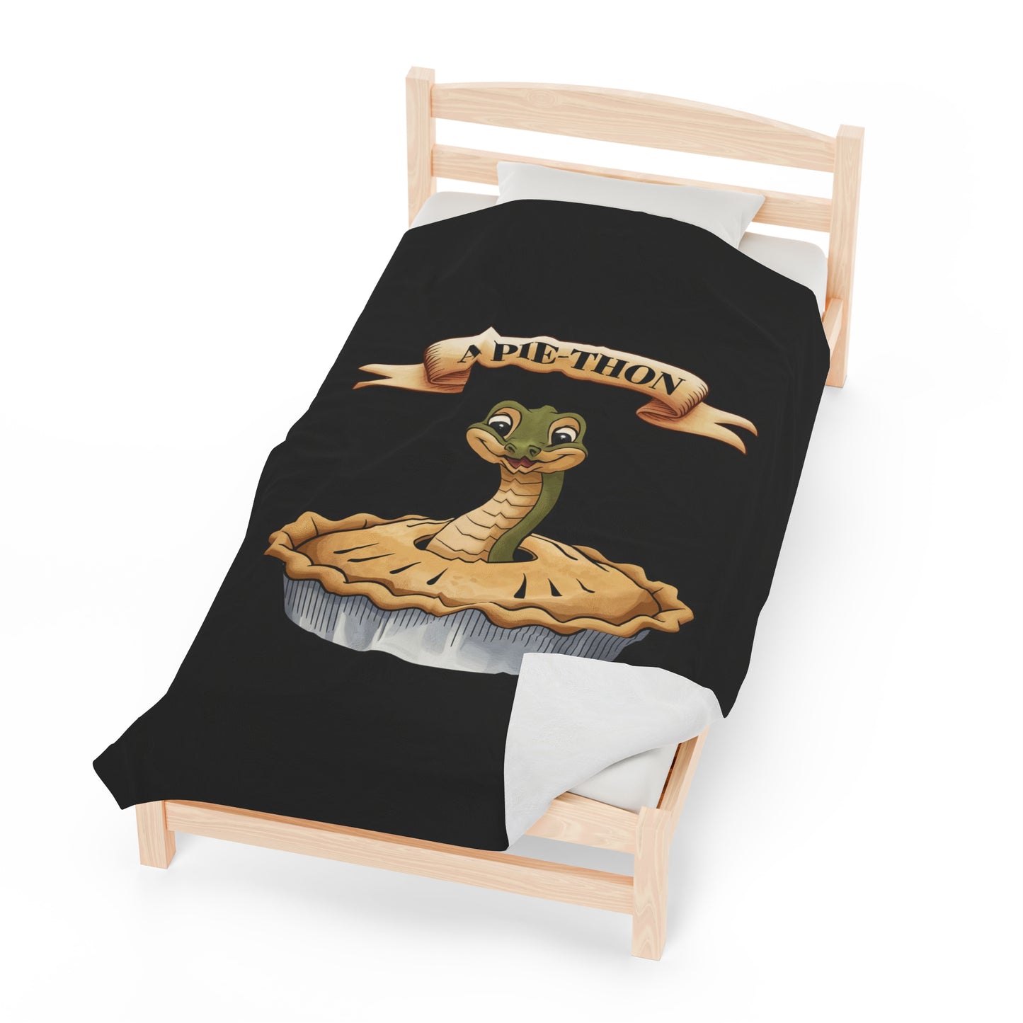Velveteen Plush Blanket - Snake Pie-Thon Joke