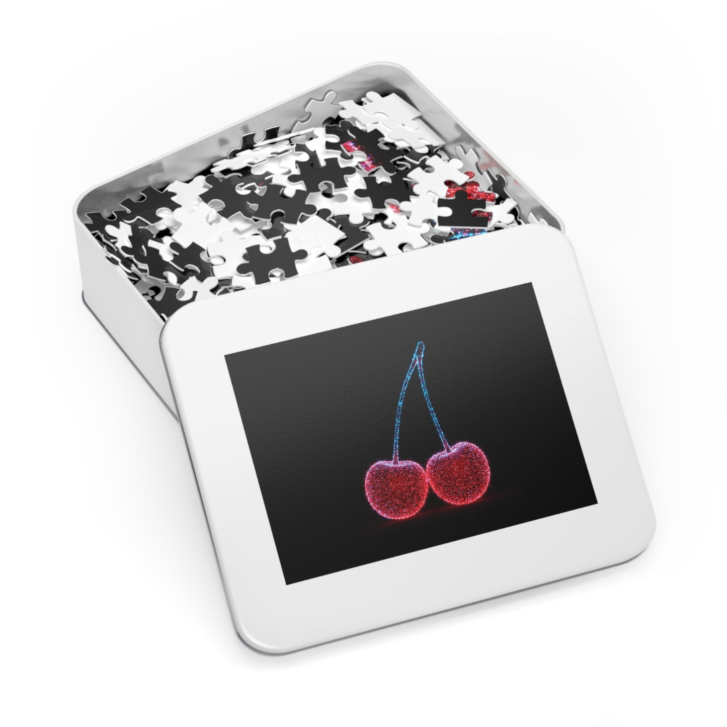 Jigsaw Puzzle: Sparkling Cherries Cherry Puzzle Cherry Game