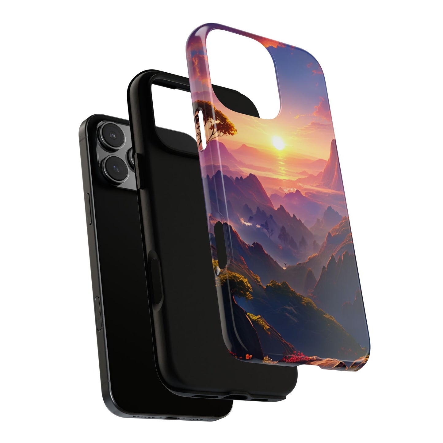 iPhone Tough Case - Artistic Sunset Landscape