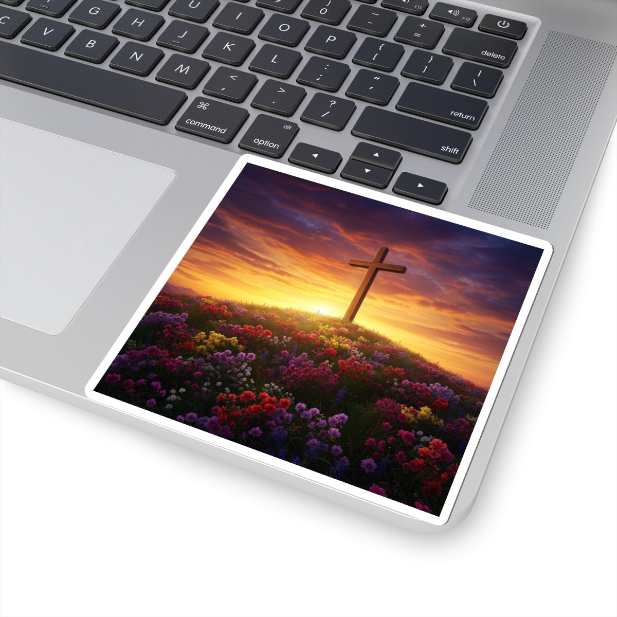 Christian Cross Sticker Cross Decal Spiritual Decor Inspirational Decor