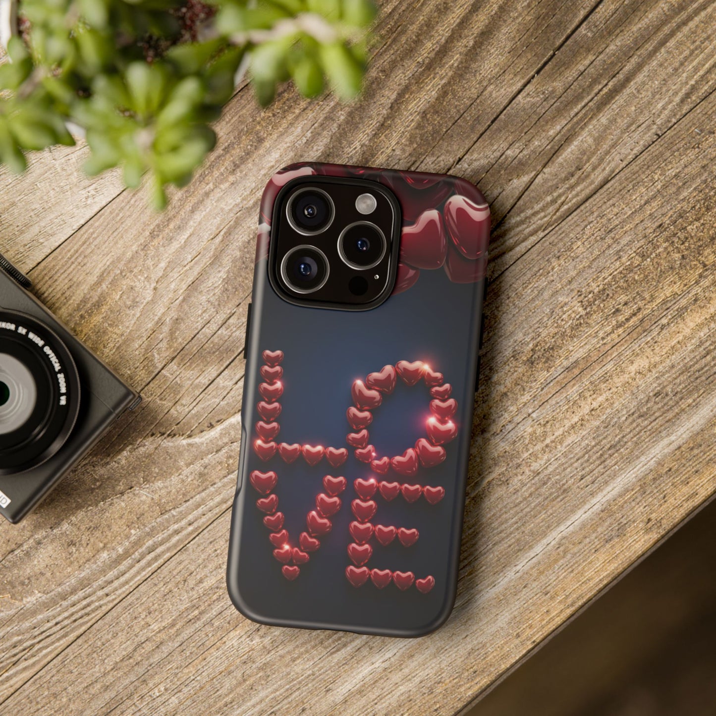 iPhone Case - Love Hearts Design