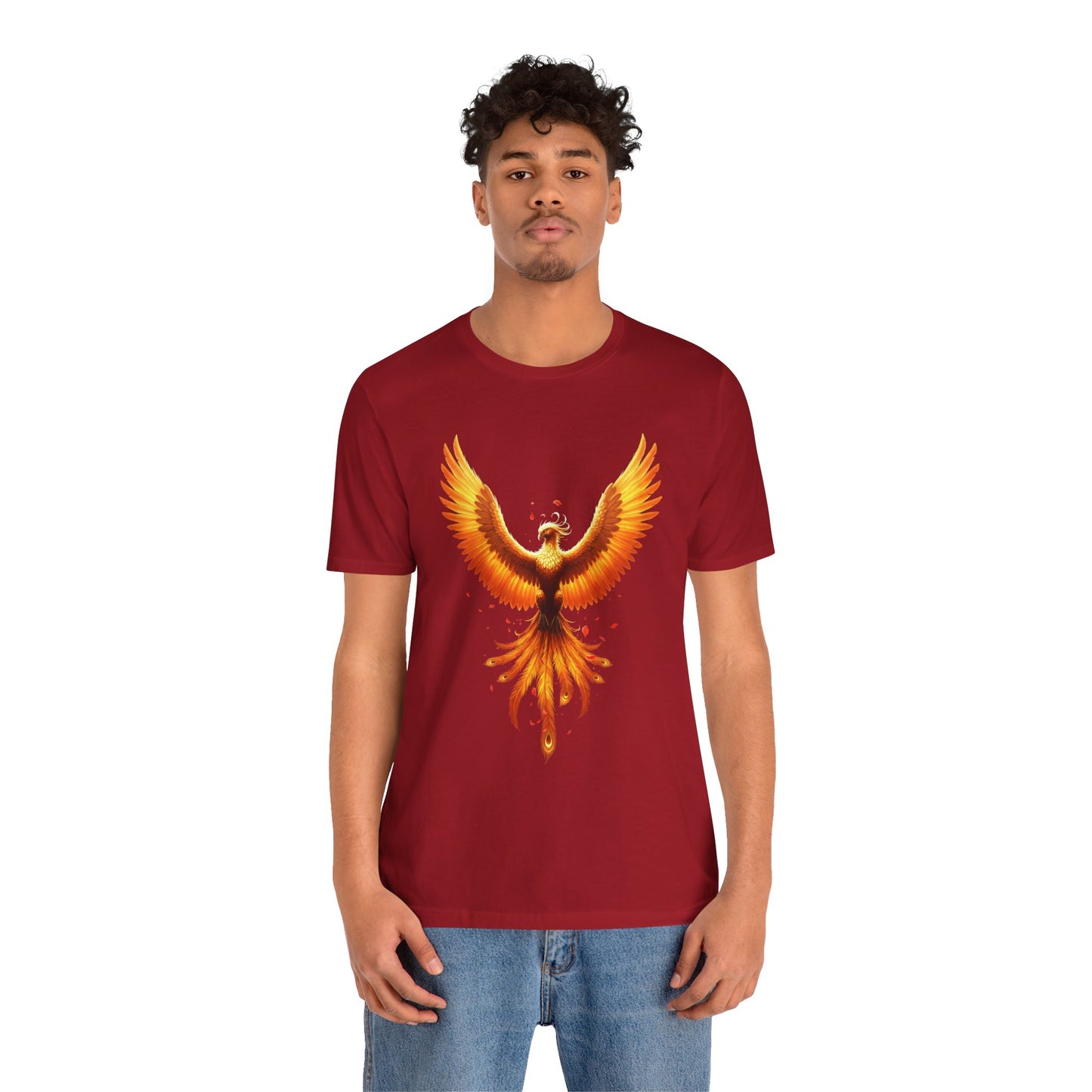 Phoenix Rising Shirt • Fiery Phoenix Graphic Tee • Rebirth Transformation Myth Shirt • Firebird Art Tee • Unisex Gift Tee XS‑5XL