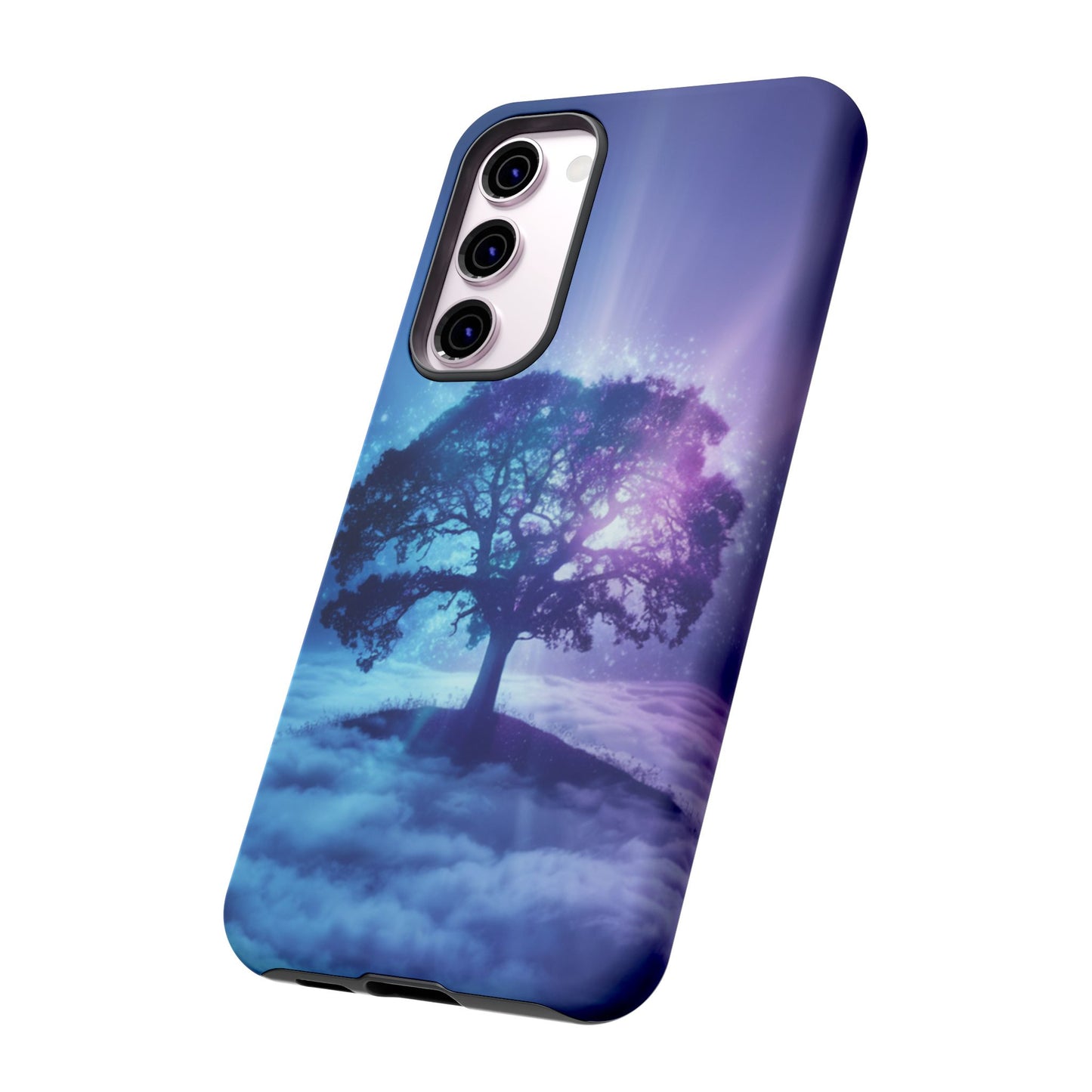 Samsung Phone Case - Dreamy Tree in the Clouds Design