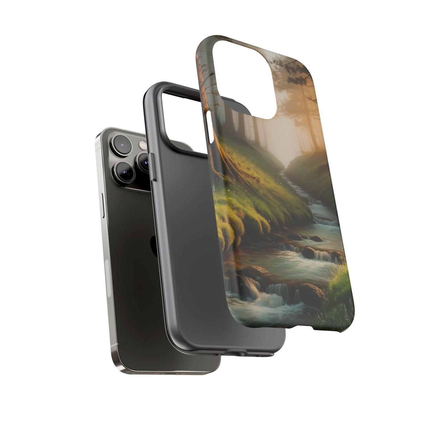 Nature Stream iPhone Case Forest Phone Case Stream iPhone Case Nature Phone Case
