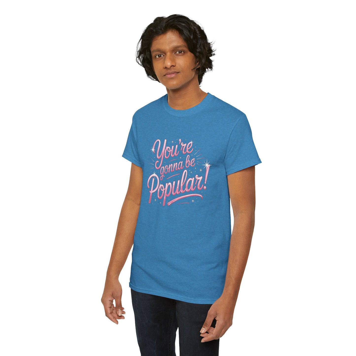 You’re Gonna Be Popular Wicked Musical Tee – Broadway Quote Shirt – Funny Retro Typography T-Shirt for Theatre Fans & Musical Lovers