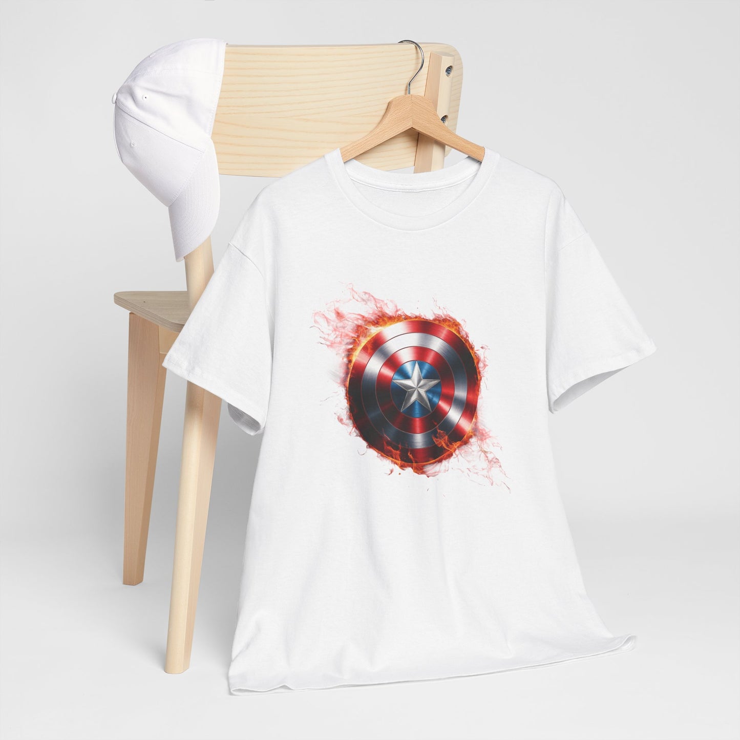 Captain America Flame Tee