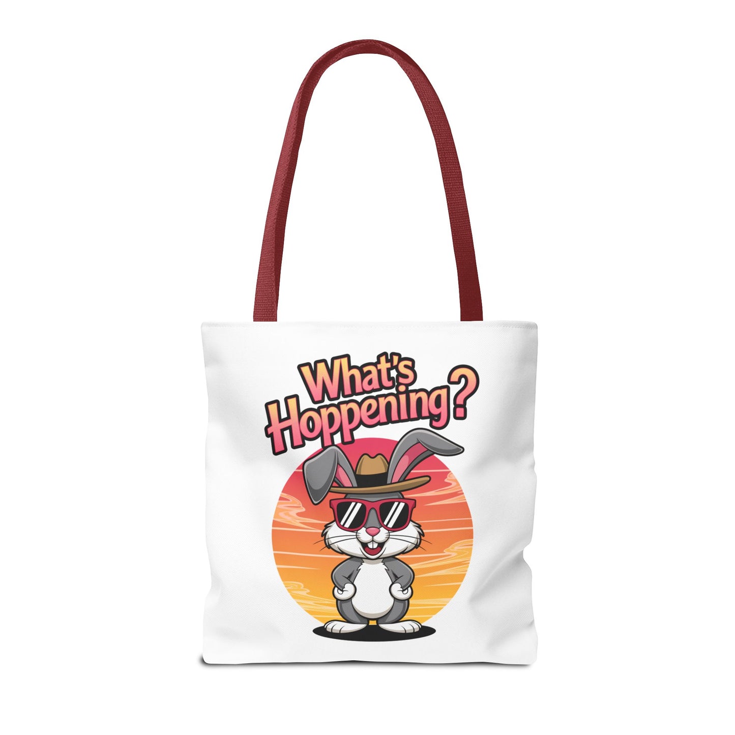 Bunny Tote Bag - 'What's Hoppening'