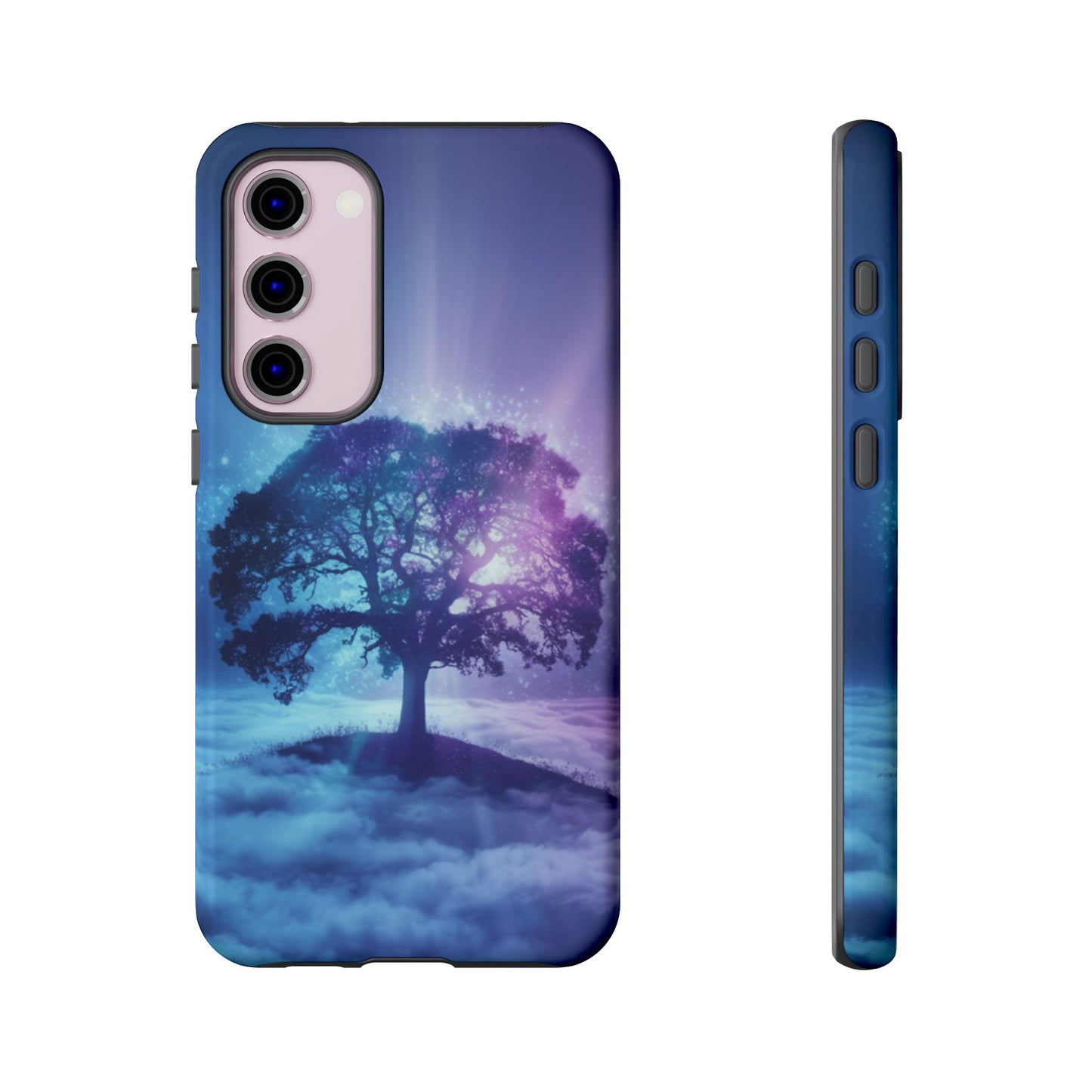 Samsung Phone Case - Dreamy Tree in the Clouds Design