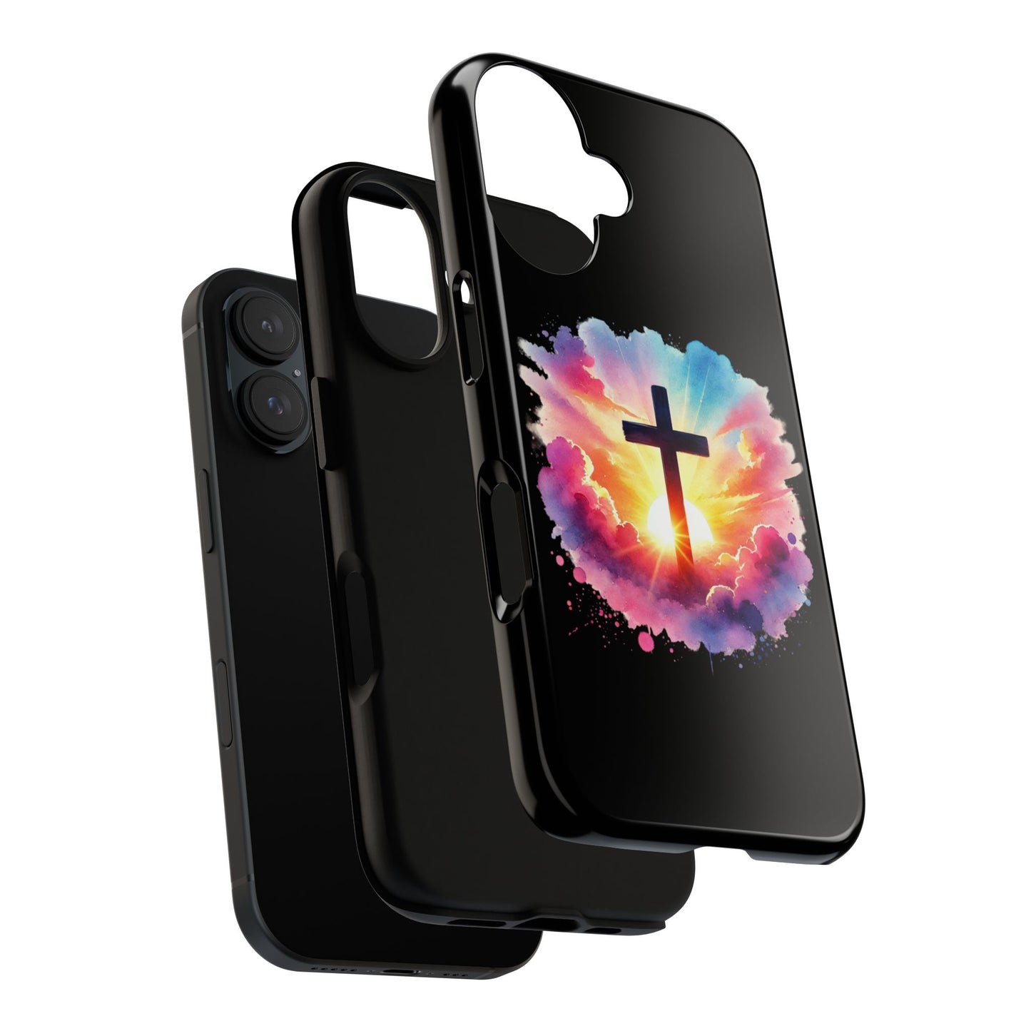 Inspirational Cross iPhone Case Christian Phone Case Easter iPhone Case Faith Based Case Easter iPhone Case