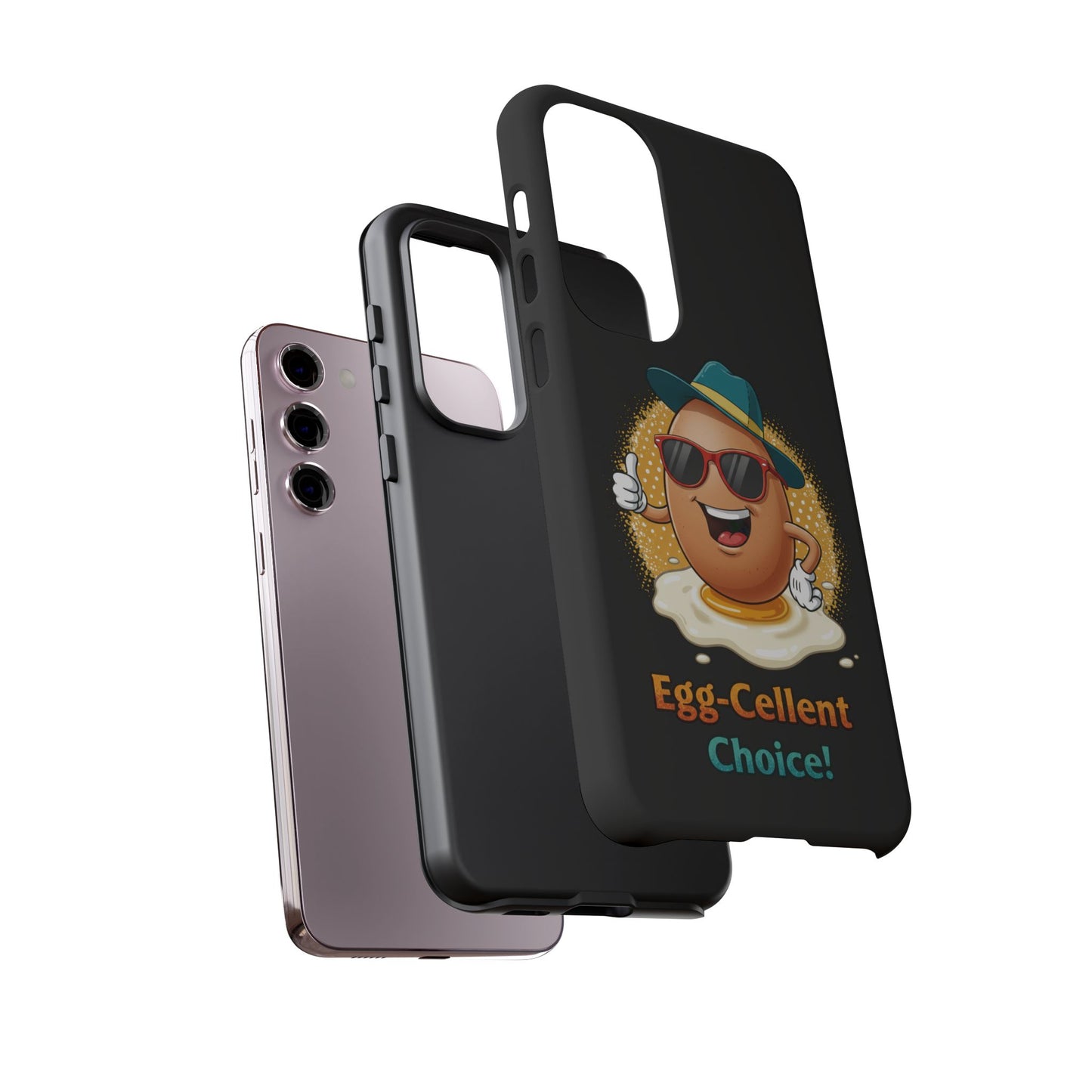 Samsung Phone Case - Egg-Cellent Choice Pun Design