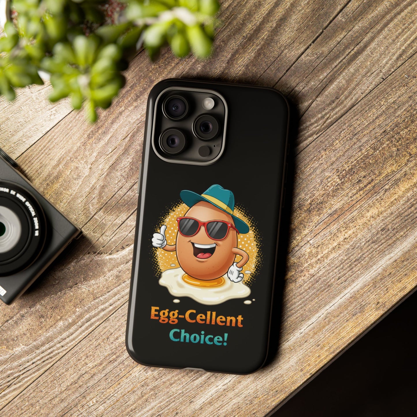 iPhone Case - Egg-Cellent Choice Pun Design