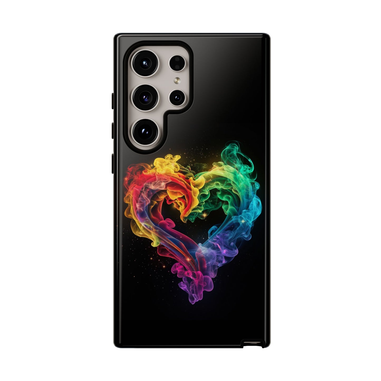Samsung Galaxy Case - Colorful Heart Design