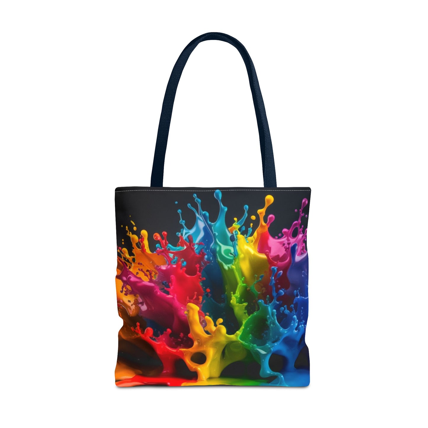 Colorful Splash Tote Bag - Vibrant Art for Every Occasion