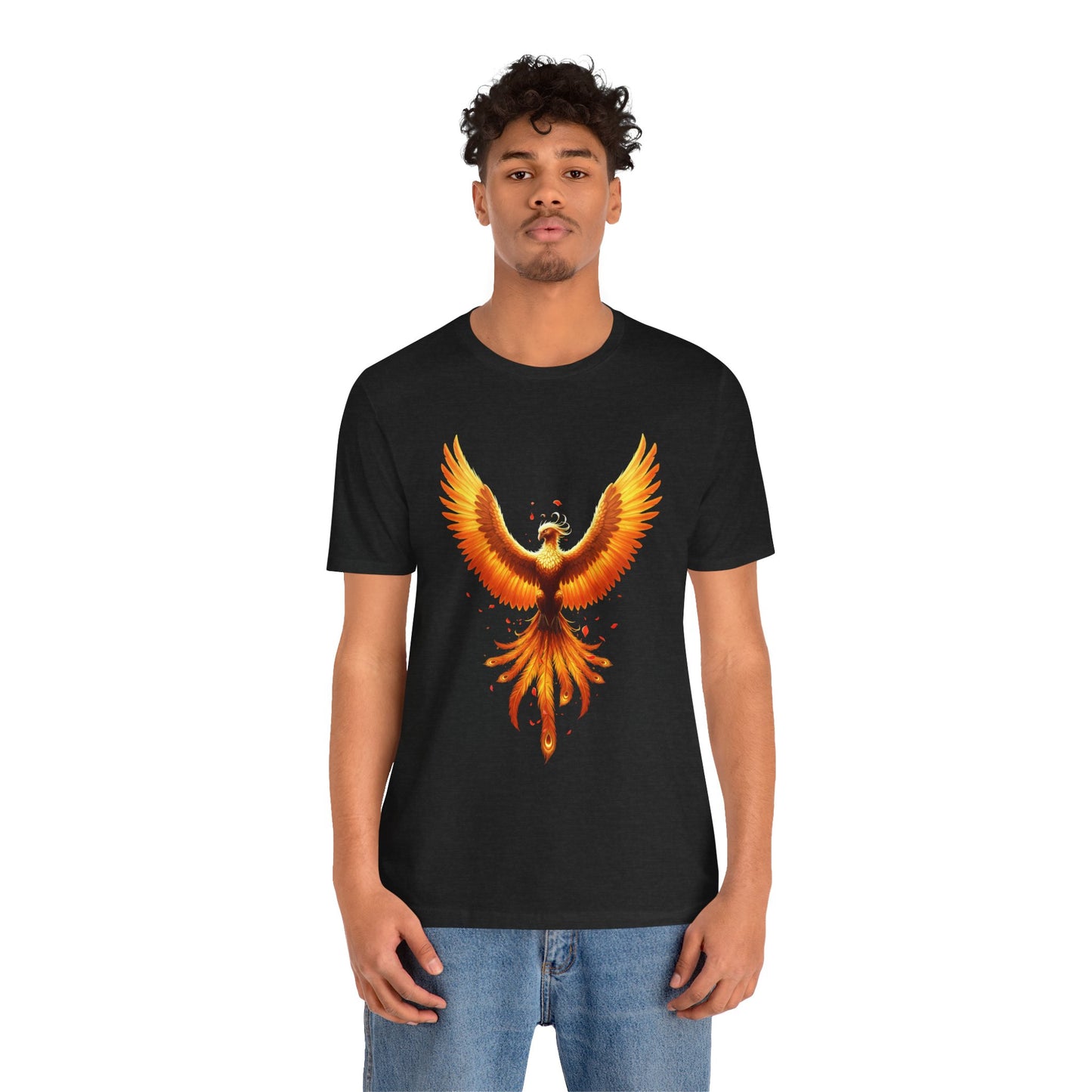 Phoenix Rising Shirt • Fiery Phoenix Graphic Tee • Rebirth Transformation Myth Shirt • Firebird Art Tee • Unisex Gift Tee XS‑5XL