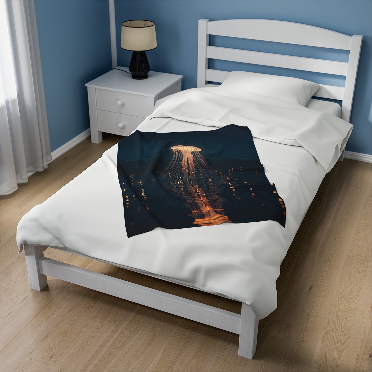 Plush Blanket - Jellyfish Lake Design