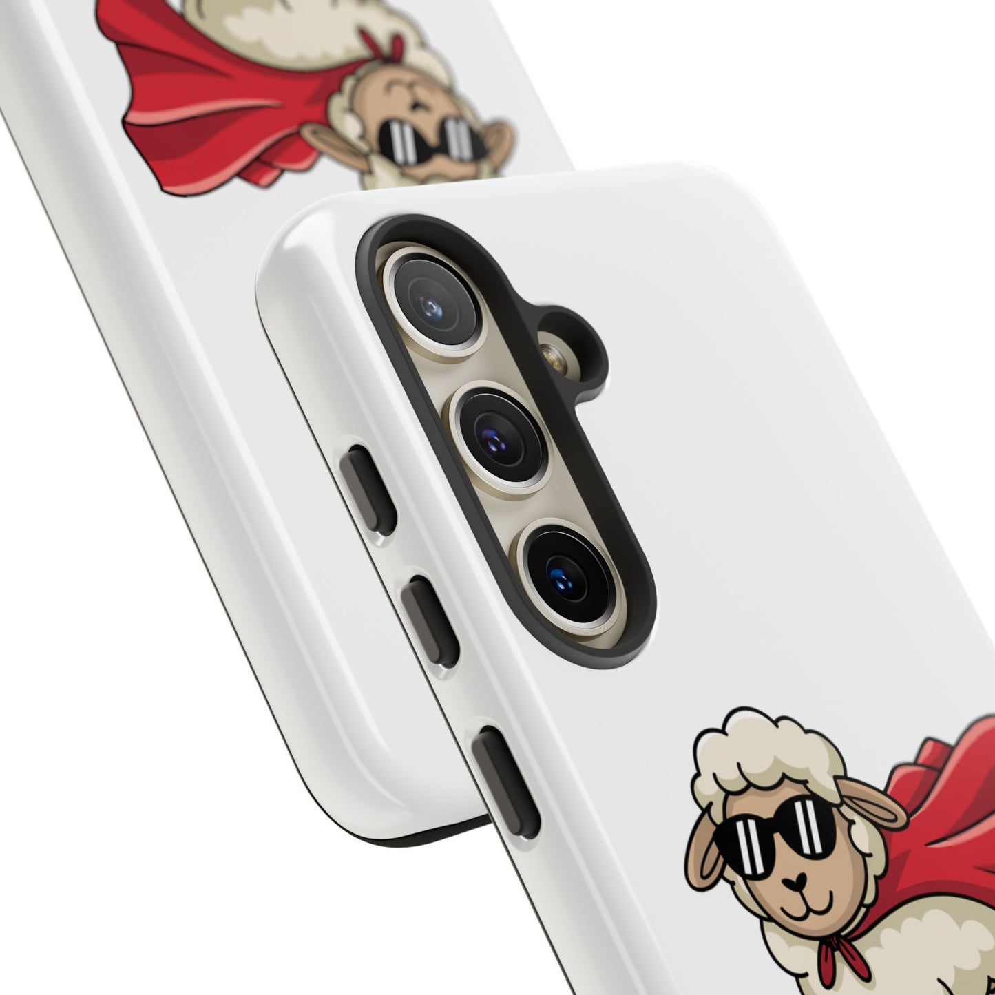 Funny Samsung Case - Cute Sheep Phone Cover - "Ewe Are Amazing" Gift for Her or Him - Animal Pun Superhero Case - Samsung Case