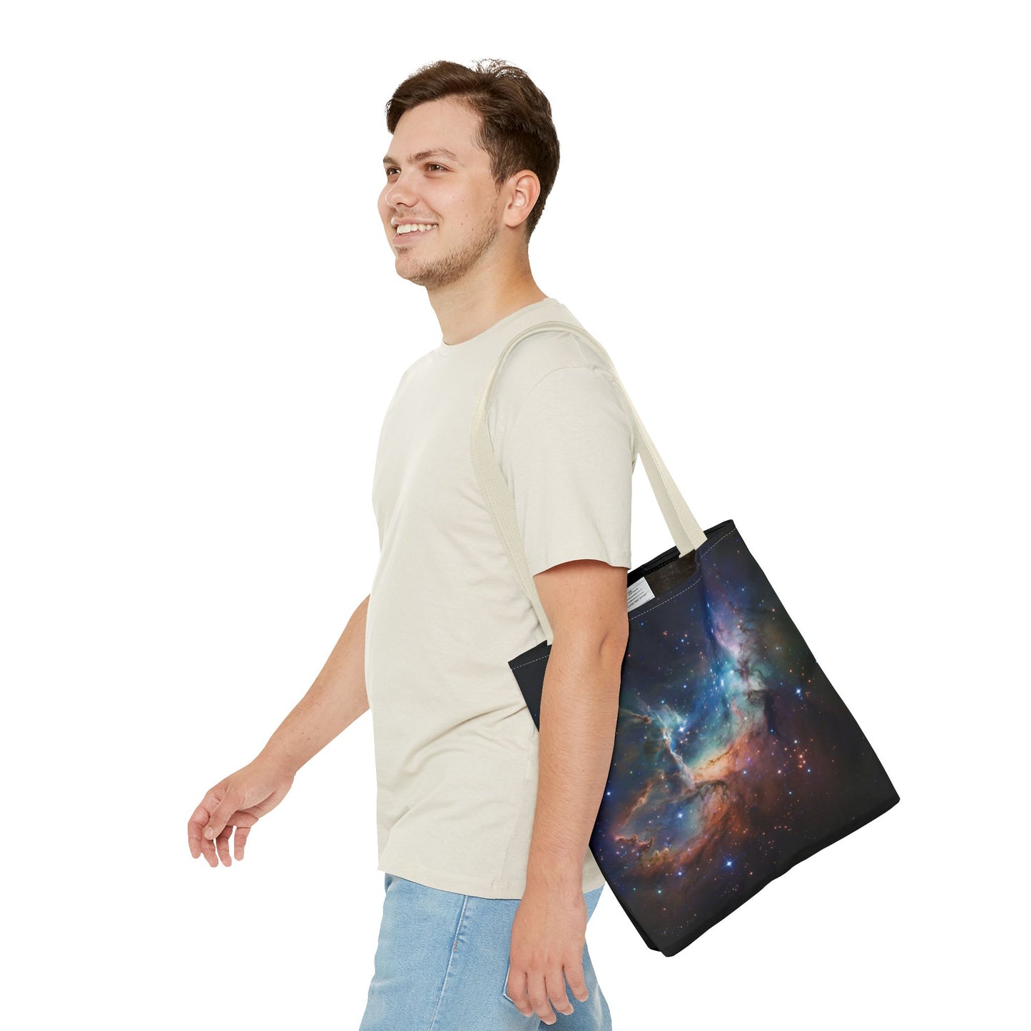 Space Galactic Tote Bag Starry Bag Reusable Tote Cosmic Bag Shopping Bag