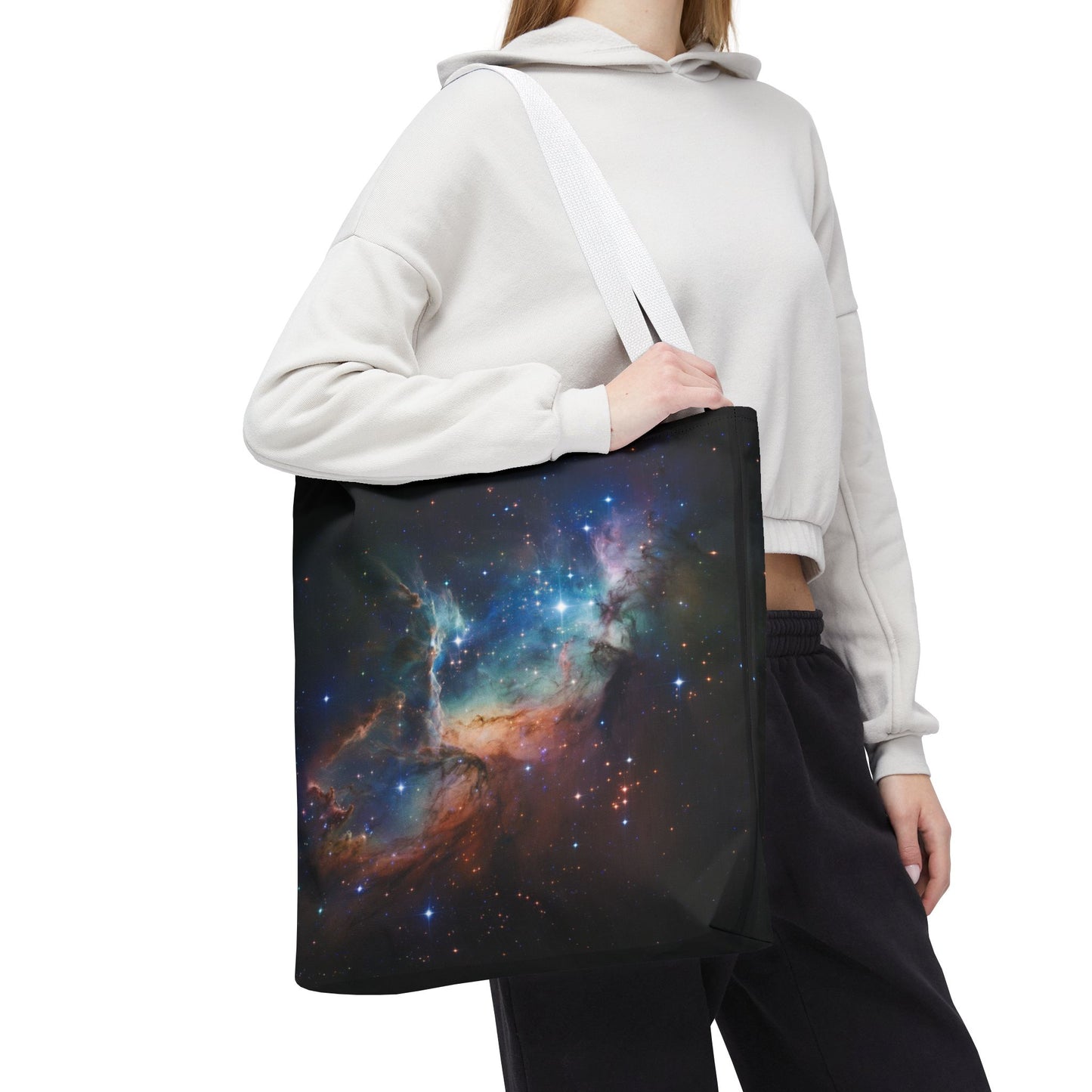 Space Galactic Tote Bag Starry Bag Reusable Tote Cosmic Bag Shopping Bag