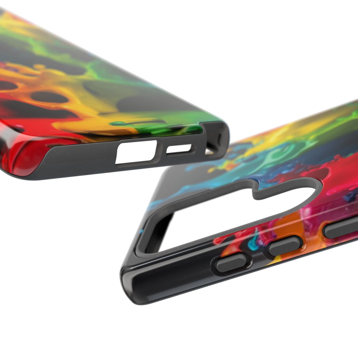 Vibrant Splash Samsung Phone Case - Tough Spectrum Splash Samsung Case