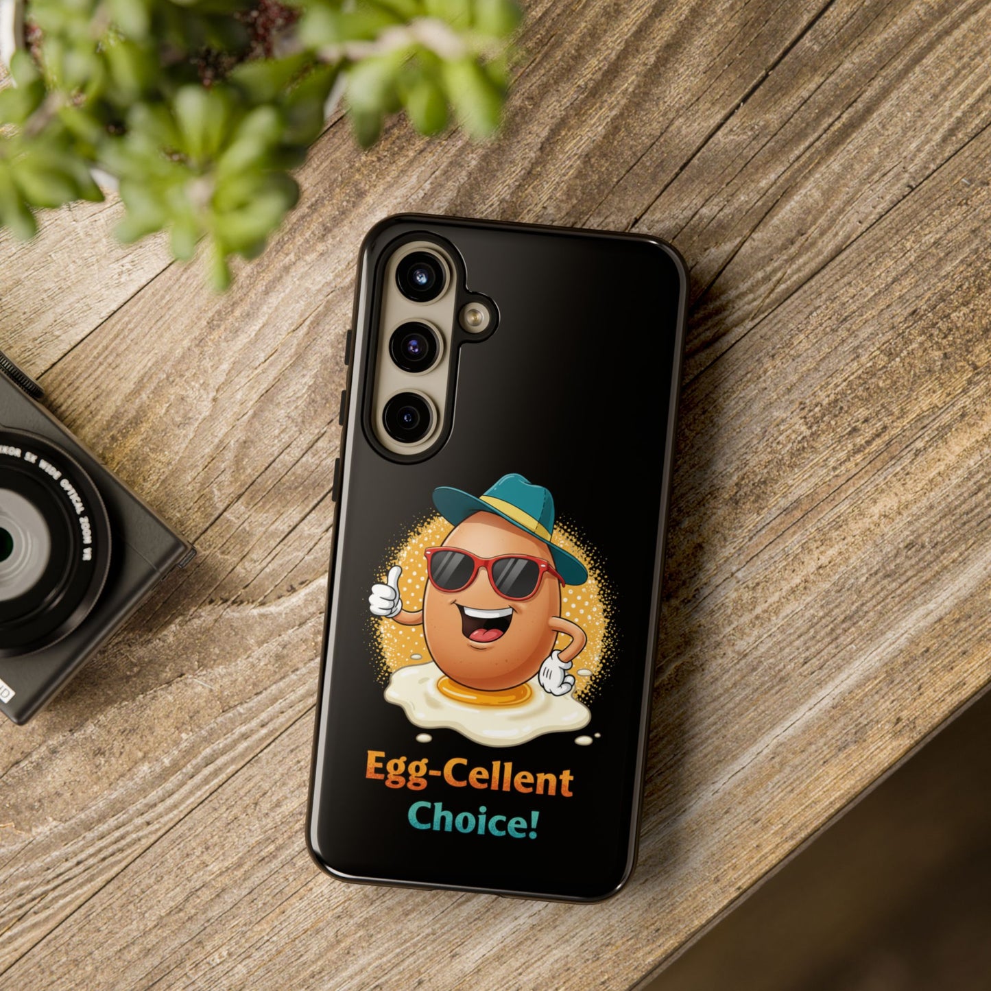 Samsung Phone Case - Egg-Cellent Choice Pun Design