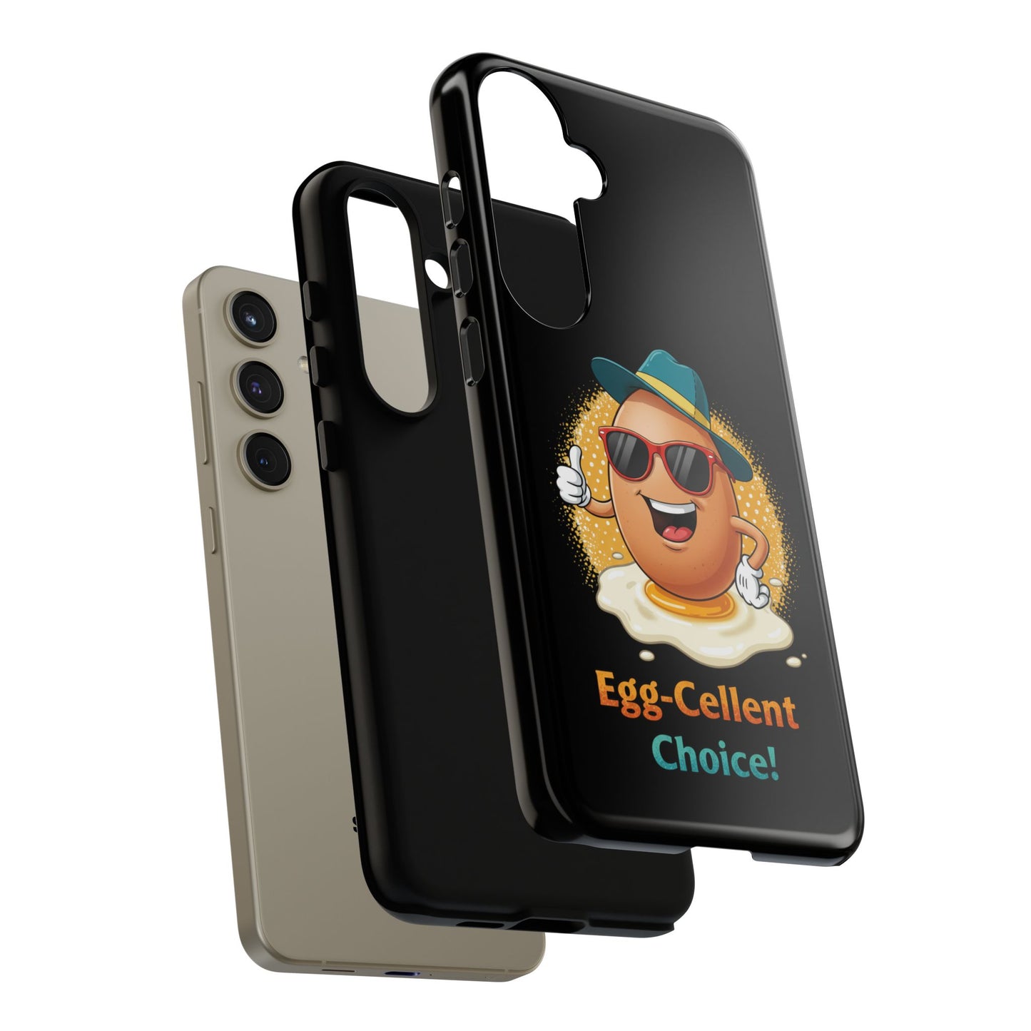 Samsung Phone Case - Egg-Cellent Choice Pun Design