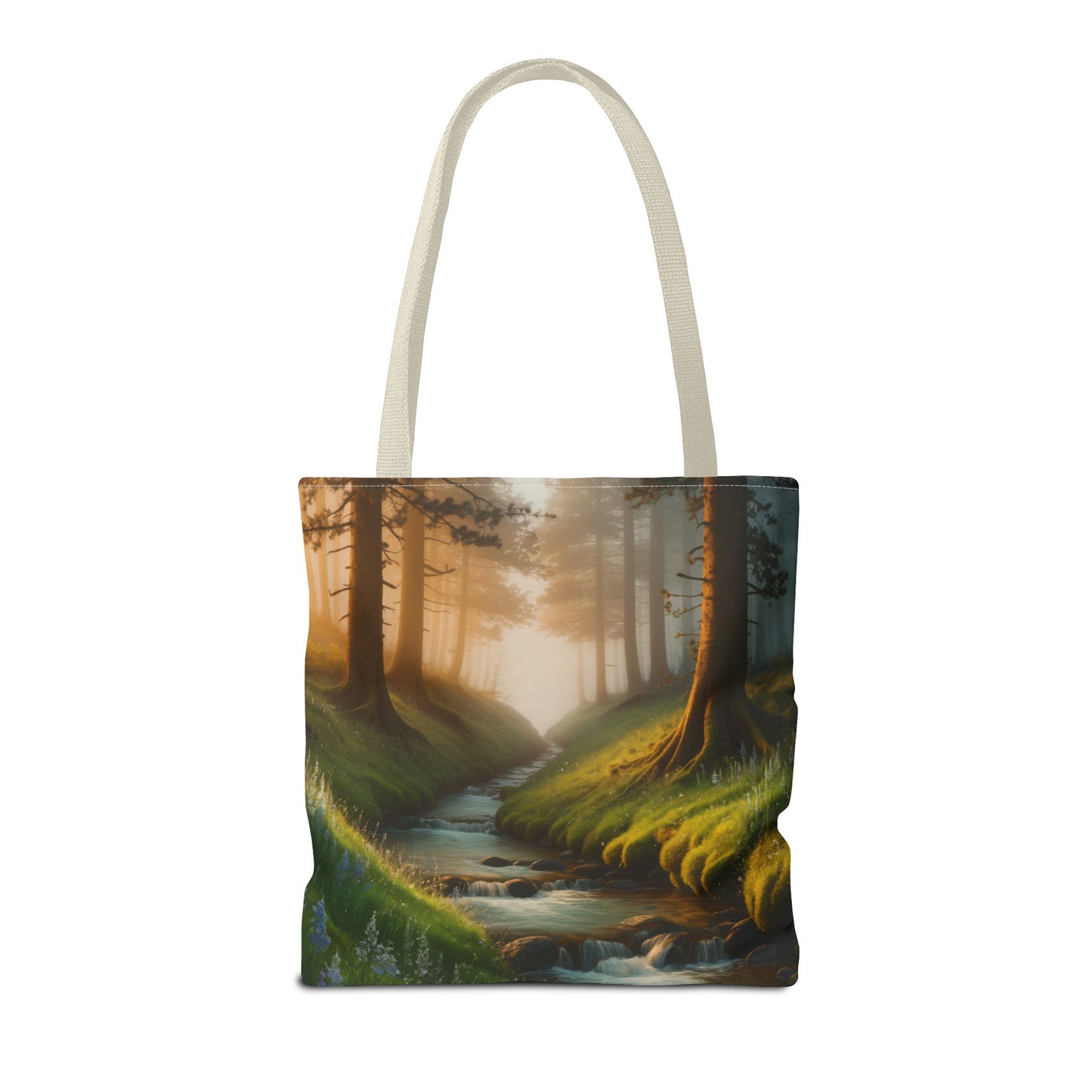 Nature Stream Tote Bag Shopping Bag Reusable Tote Nature Bag