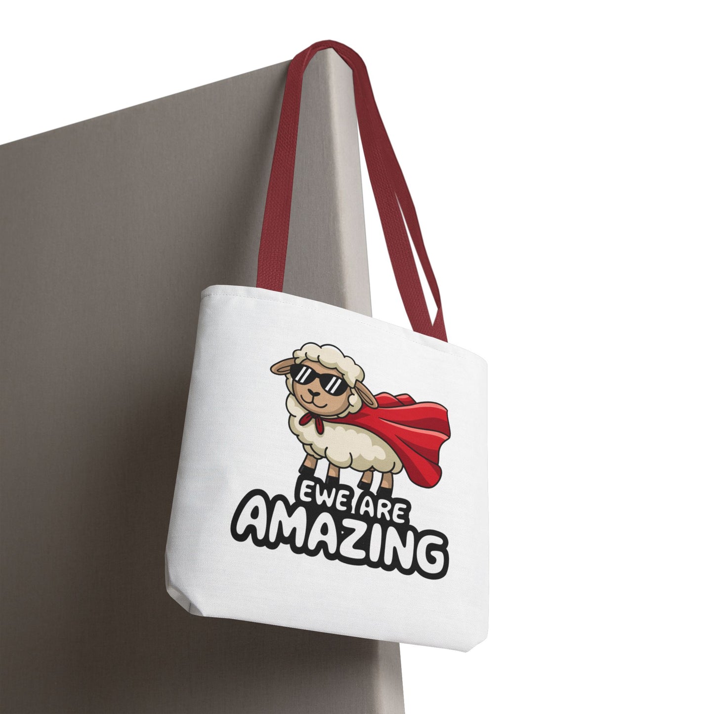 Sheep Tote Bag - Ewe Are Amazing Inspirational Bag Everyday Tote Funny Bag
