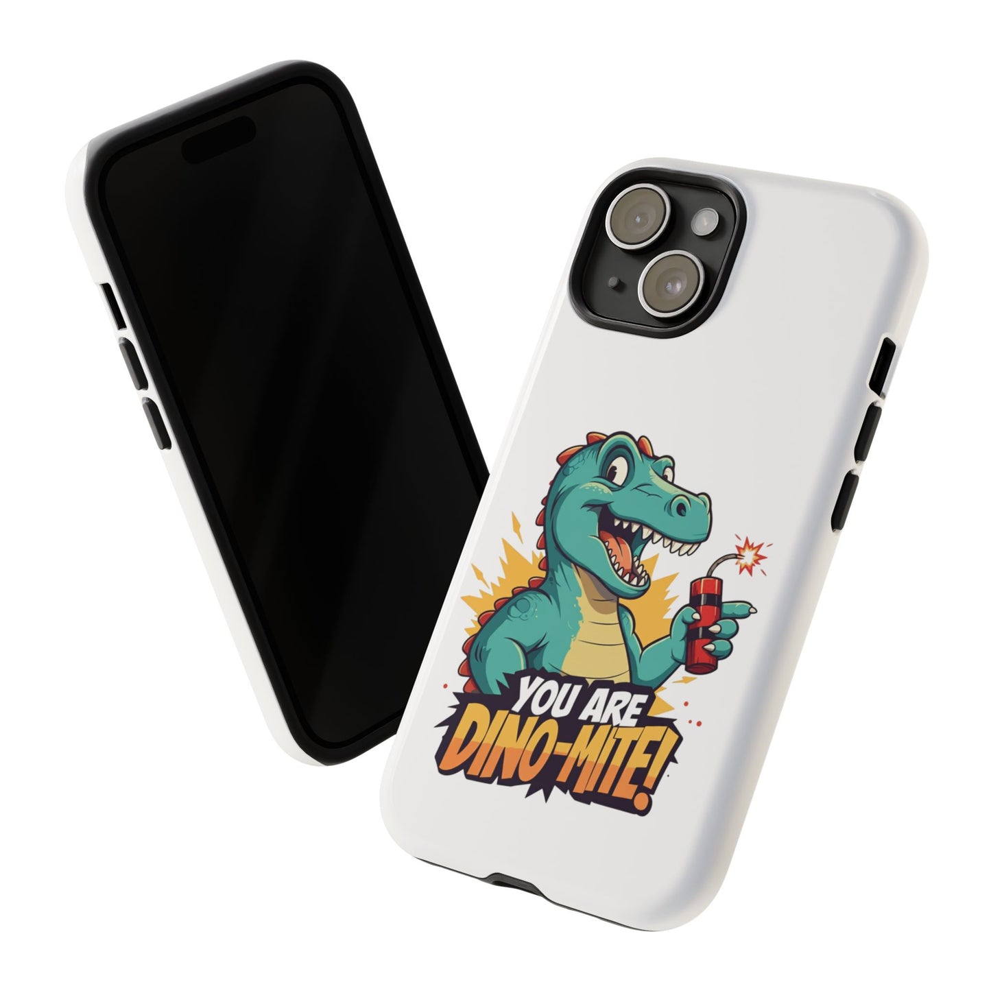 iPhone Case - Dino-Mite Pun Design