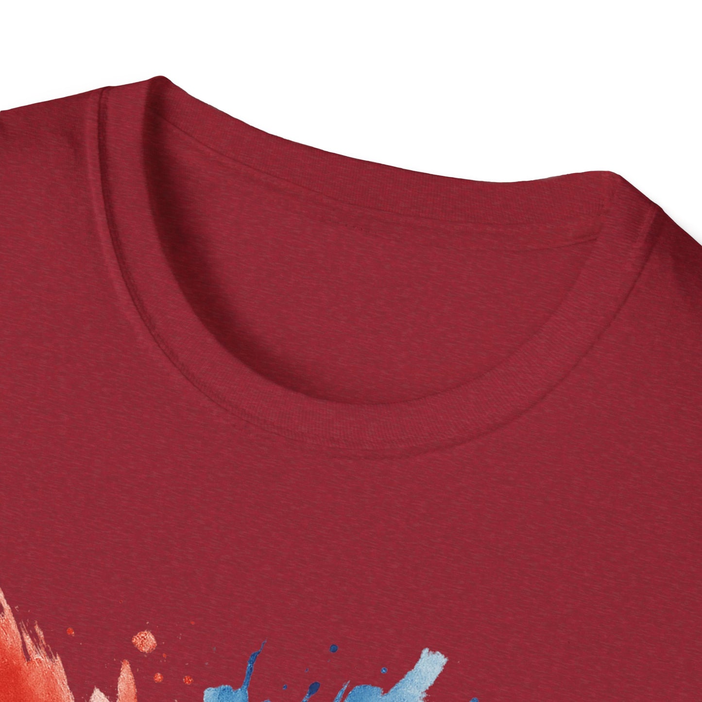 Watercolor USA T-Shirt Unisex | Red White Blue Shirt | Patriotic Graphic Tee | July 4th Shirt | Independence Day Tee | American Flag Shirt
