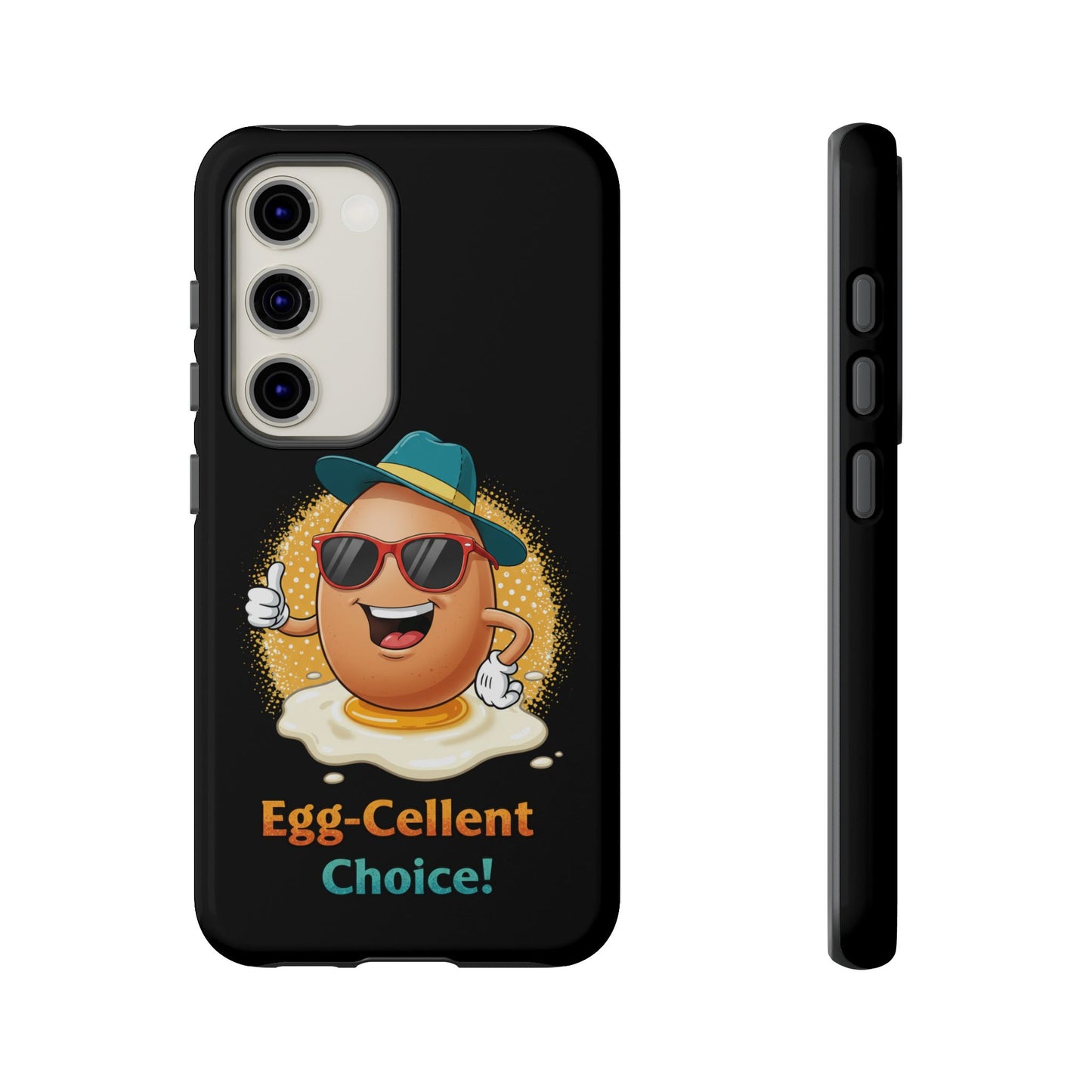 Samsung Phone Case - Egg-Cellent Choice Pun Design